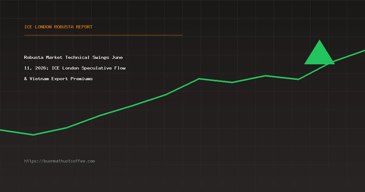 Robusta Market Technical Swings June 11, 2026: ICE London Speculative Flow & Vietnam Export Premiums