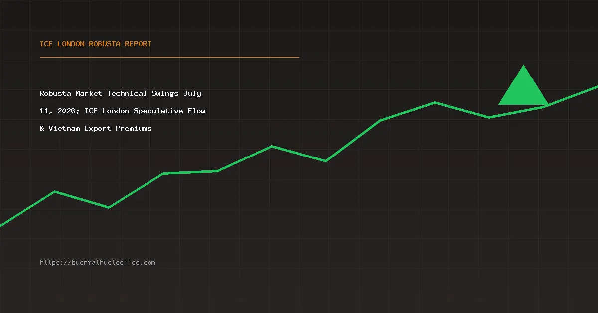 Robusta Market Technical Swings July 11, 2026: ICE London Speculative Flow & Vietnam Export Premiums