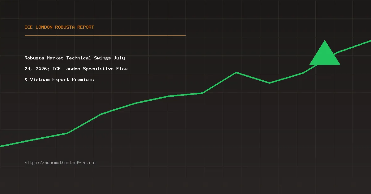 Robusta Market Technical Swings July 24, 2026: ICE London Speculative Flow & Vietnam Export Premiums
