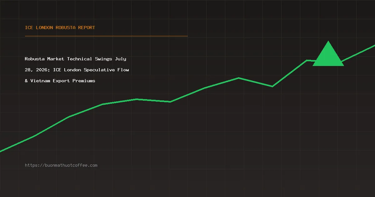 Robusta Market Technical Swings July 28, 2026: ICE London Speculative Flow & Vietnam Export Premiums