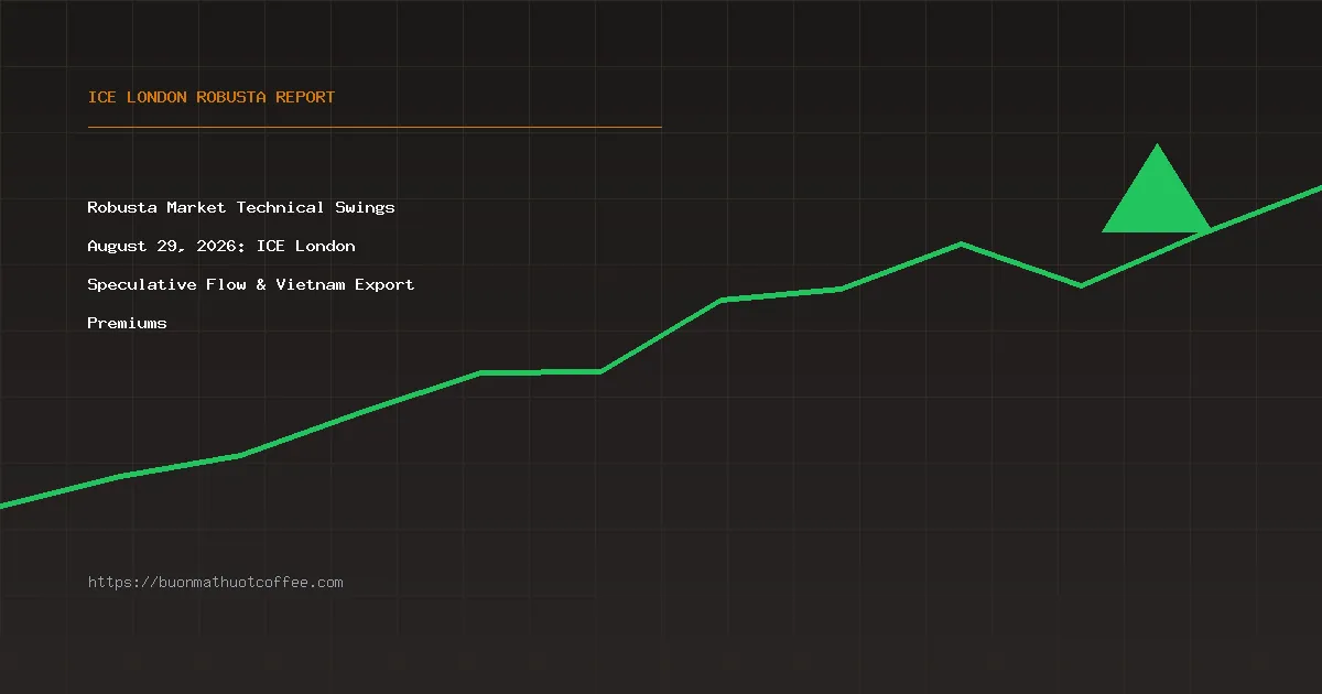 Robusta Market Technical Swings August 29, 2026: ICE London Speculative Flow & Vietnam Export Premiums